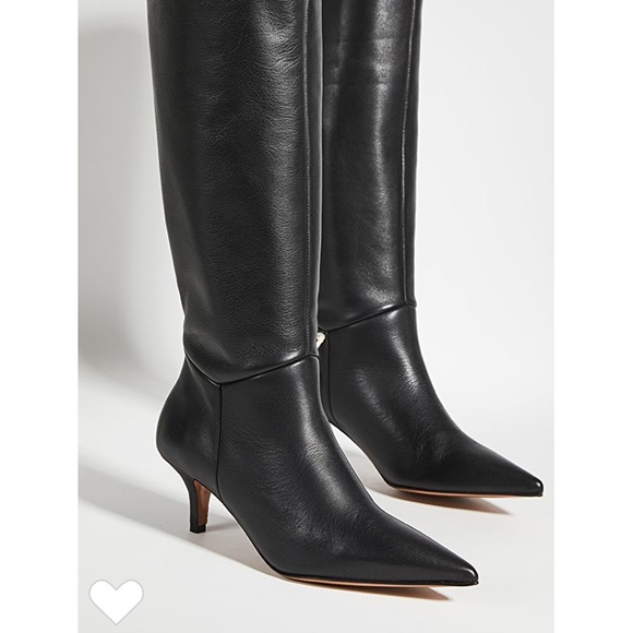 Souliers Martinez Timeless Black Tall Boots - Picture 2 of 4